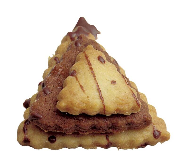 Städter Ausstechform Dreieck 4 / 5 / 6 cm gewellt Set, 3-teilig