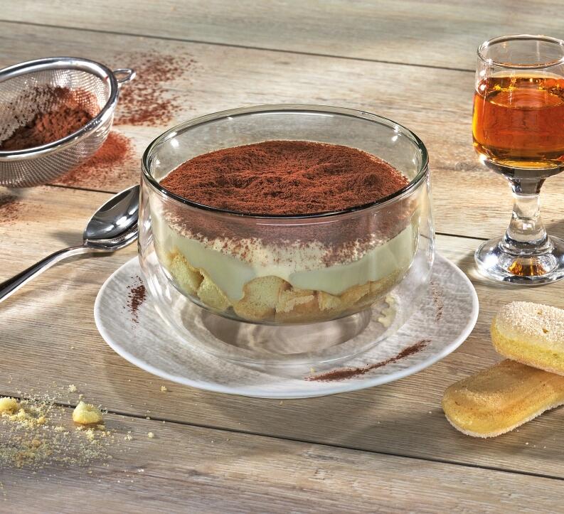 cilio Dessertschale VERONA grau