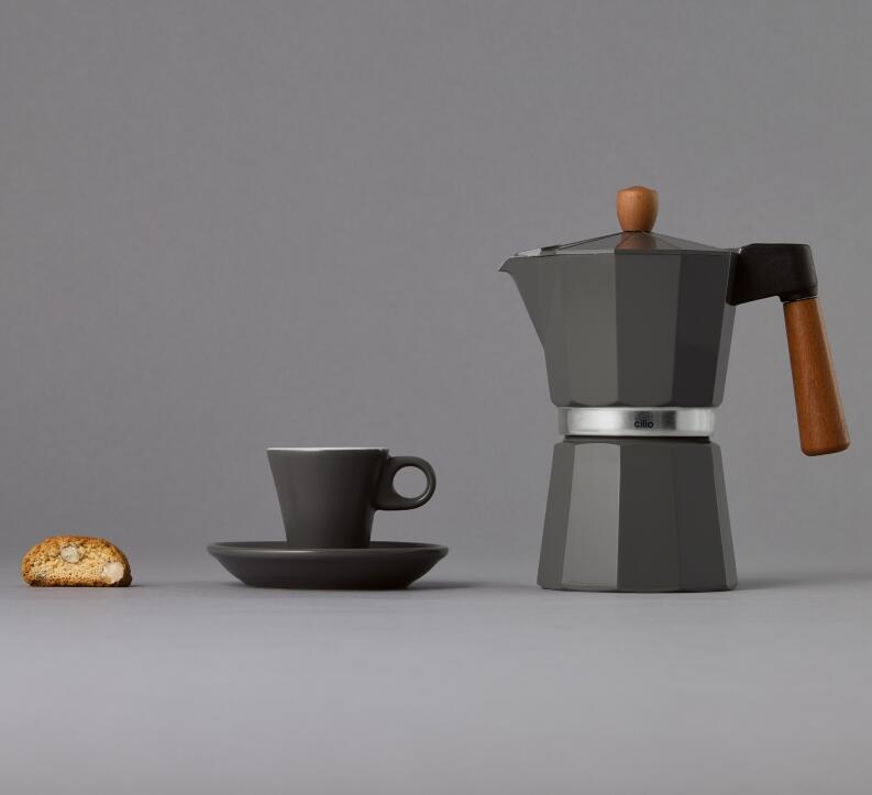 cilio Espressotasse NAPOLI grigio
