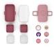 Monbento MB Tresor Bento-Box rosa Blush mit Einsätzen und Stickern