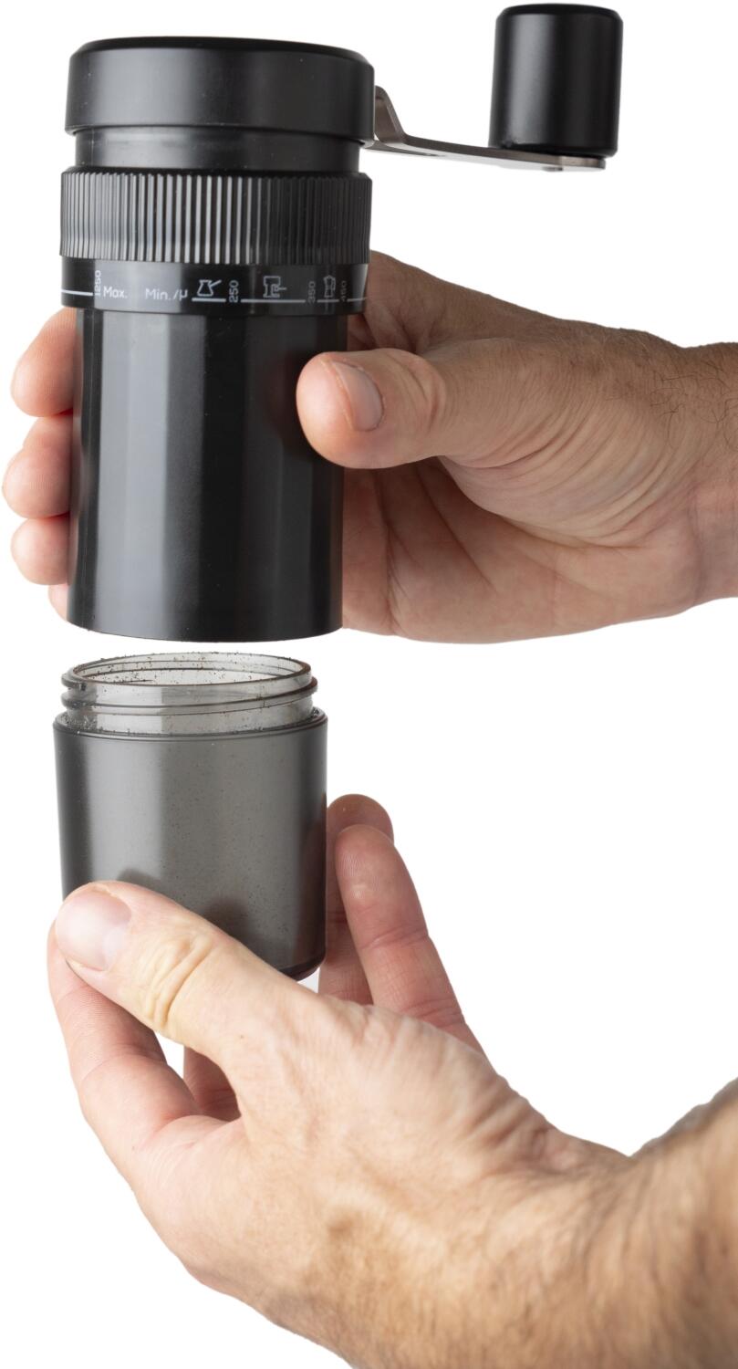 Peugeot Presto manuelle Kaffeemühle Handbetrieb mit Auffangbehälter