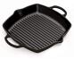 Le Creuset Grillpfanne Signature quadratisch mit 2 Griffen in schwarz