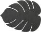 Lind DNA Tischset L Monstera Leaf Nupo, 2er-Set in Black