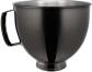 KitchenAid Edelstahlschüssel in radiant black, 4,8 L