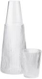 Stelton Karaffe mit Glas Pilastro, 1 Liter