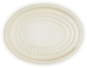 Le Creuset Löffelablage oval, 16 cm in meringue