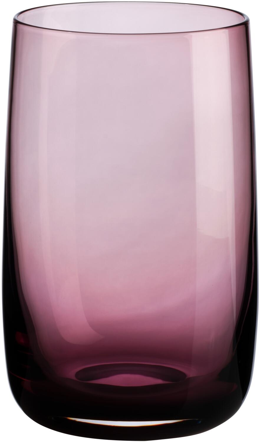 ASA Longdrinkglas Sarabi beere transparentes Trinkglas rundes Design