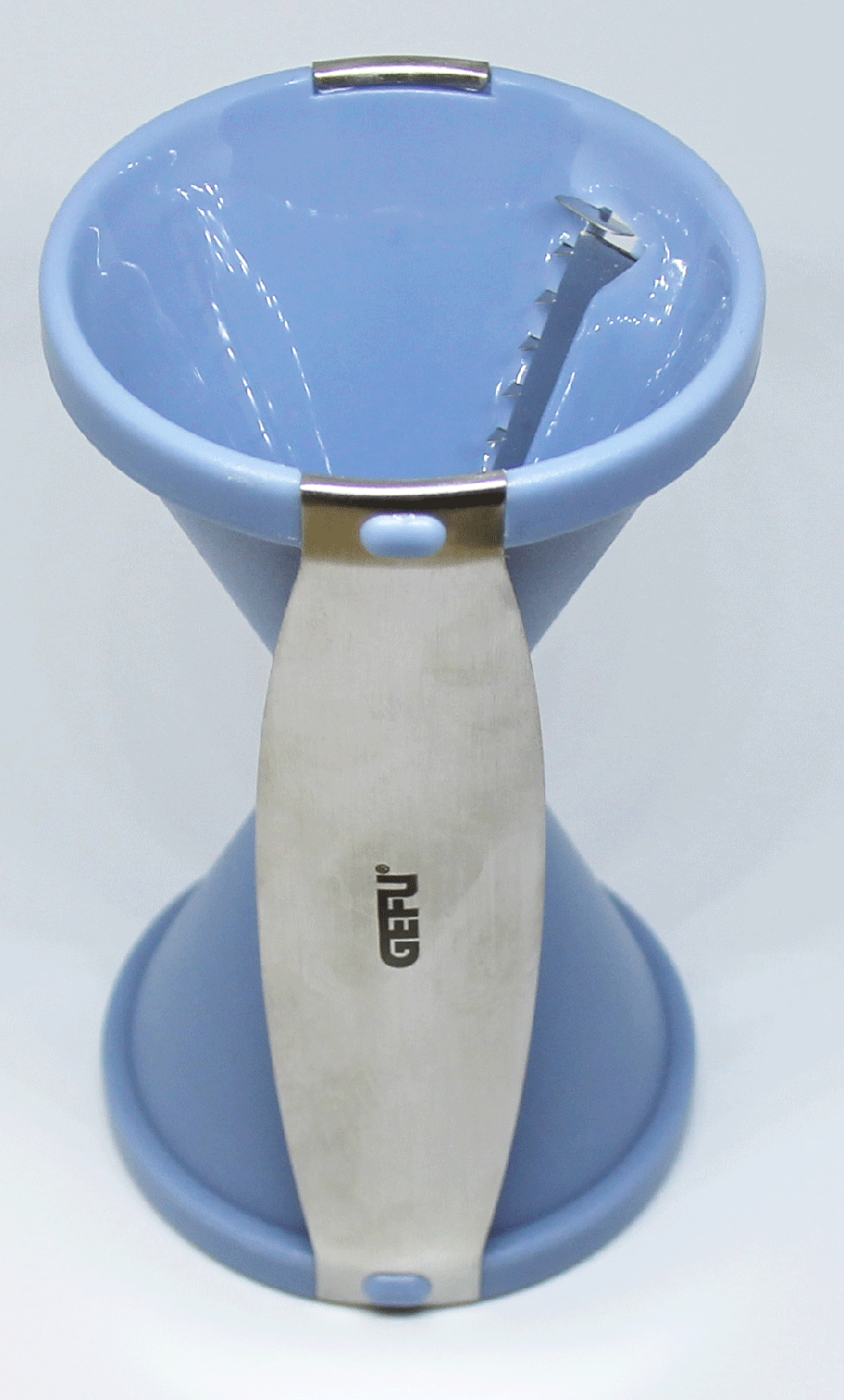 GEFU Spiralschneider Spirelli in blau bei KochForm