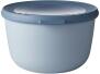 Mepal Multischüssel Cirqula 1000 ml rund nordic blue mit Deckel