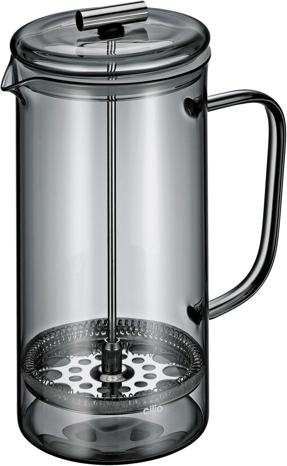 cilio Kaffeebereiter VENETO 8T grau French Press mit Glasbehälter