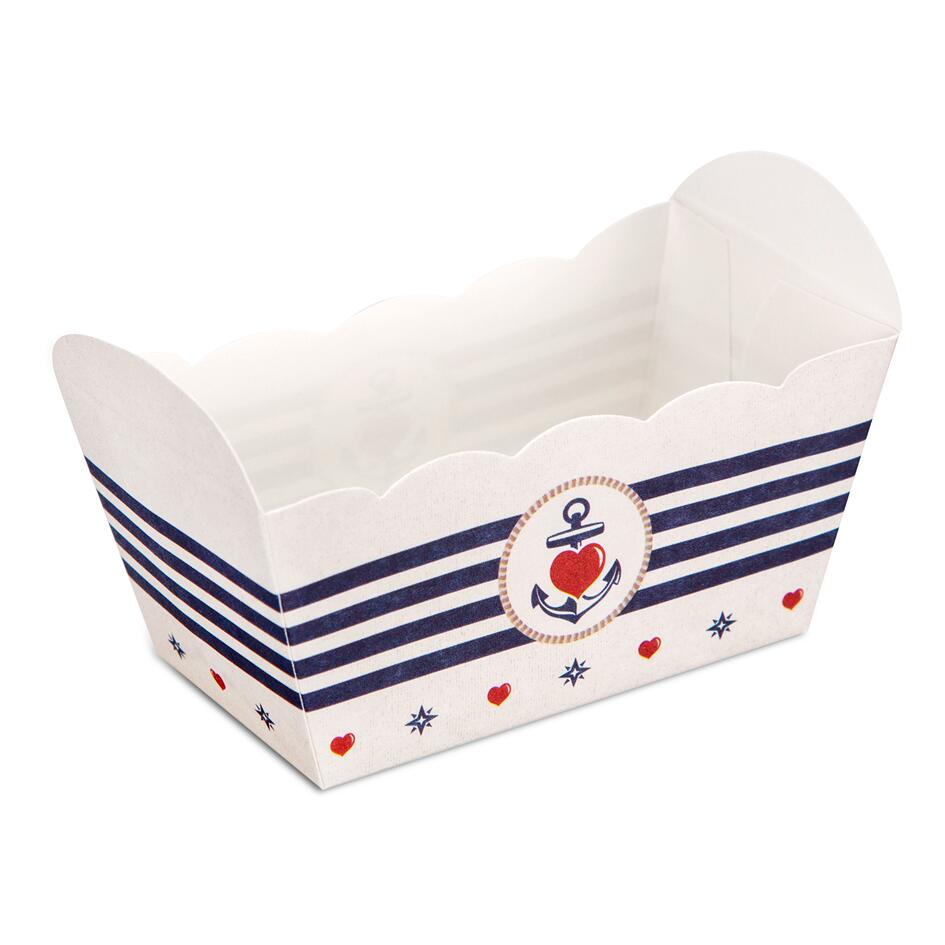 St&auml;dter Papierform Backbord Ahoi 7 x 4 x 4 cm Bunt 10 St&uuml;ck