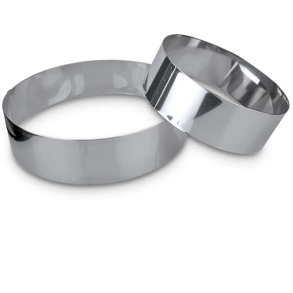 St&auml;dter Form Tortenring &oslash; 14 x 6 cm Edelstahl