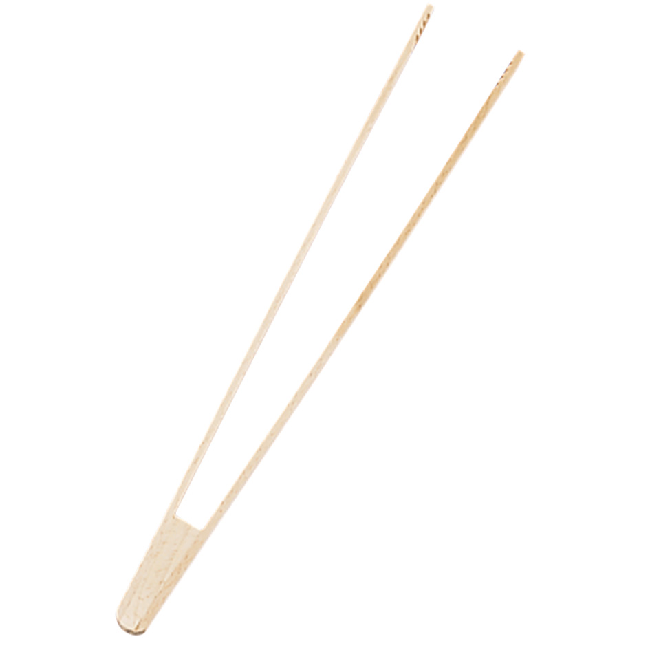 St&auml;dter Holzserie Grillzange / Gurkenzange 28 cm