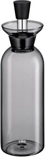 cilio Essig-/Ölflasche LIGURIA grau Glasflasche mit Ausgießer