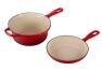 Le Creuset Marmitout in kirschrot 2 in 1