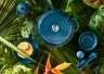 Le Creuset Signature Brat- und Servierpfanne hoch deep teal mit Deckel
