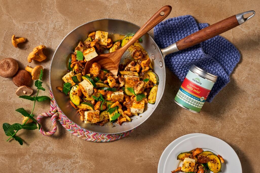 Zucchini-Pilz-Antipasti