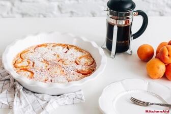 Clafoutis mit Aprikosen