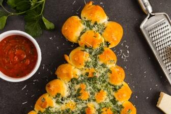 Pizza Weihnachtsbaum