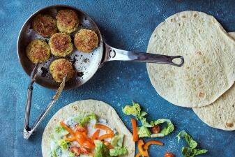 Falafel-Wraps