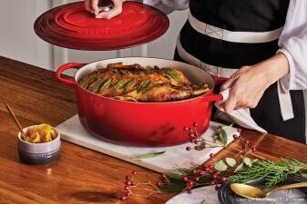 Gebratene Ente mit Orange und Salbei