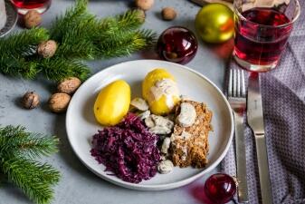 Veganer Apfelrotkohl