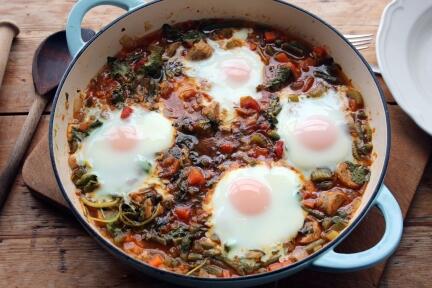 Würziger Linseneintopf