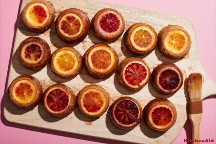 Upside-Down-Muffins mit Orangenscheiben