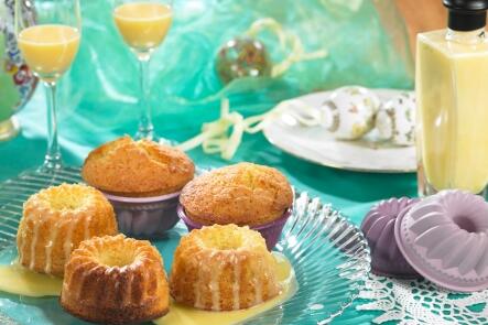 Mini-Gugelhupf mit Eierlikör